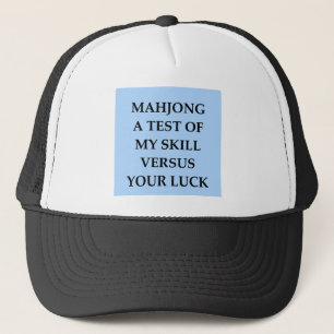 mahjong trucker hat