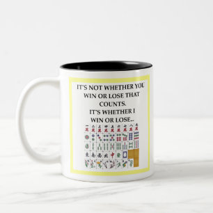 mahjong Two-Tone coffee mug