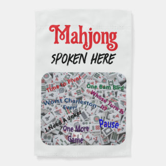 Mahjong Weatherproof Garden Flag