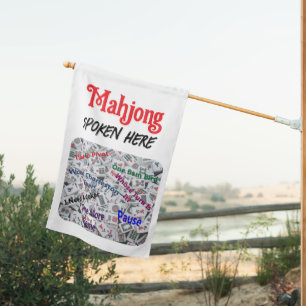 Mahjong Weatherproof House Flag