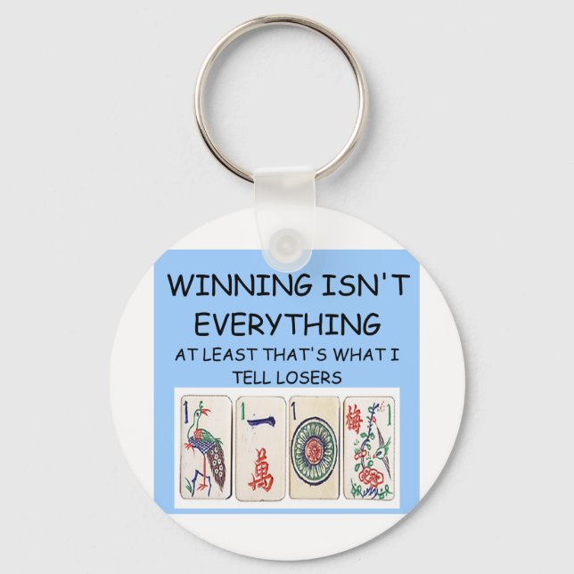 MAHJONG winner Keychain (Front)