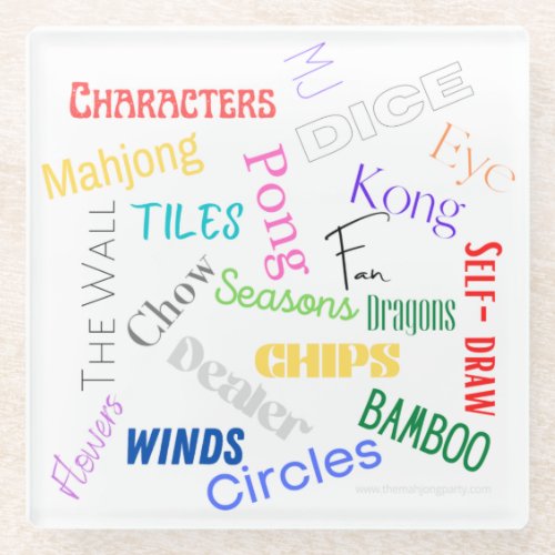 Mahjong Words Coaster