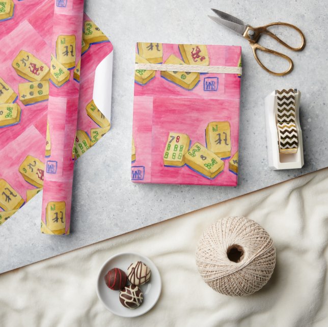 Mahjong Wrapping Paper (Crafts)