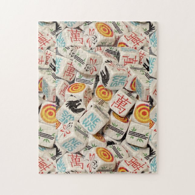 Mahjongg Melee Puzzle (Vertical)