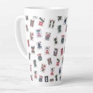 MahJongg tiles design Latte Mug