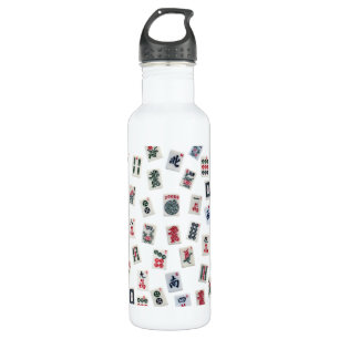 MahJongg tiles design Stainless Steel Water Bottle