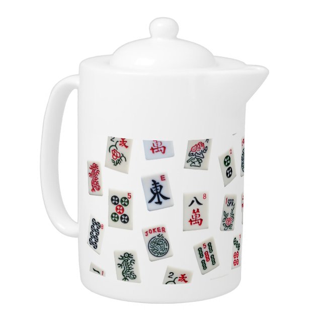 MahJongg tiles design  Teapot (Left)