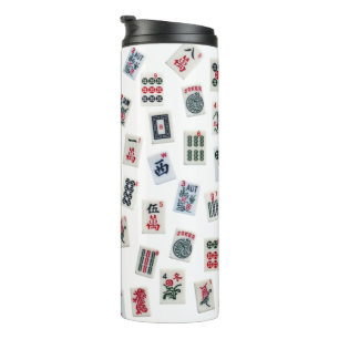 MahJongg tiles design Thermal Tumbler
