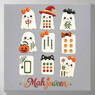 Mahjoween Ghost Spooky Mahjong Lover Tile Game