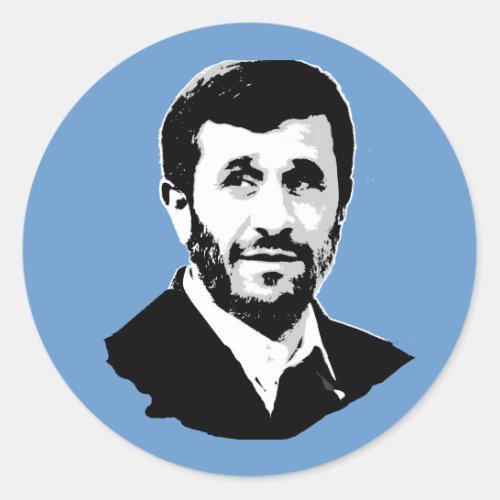 Mahmoud Ahmadinejad Classic Round Sticker