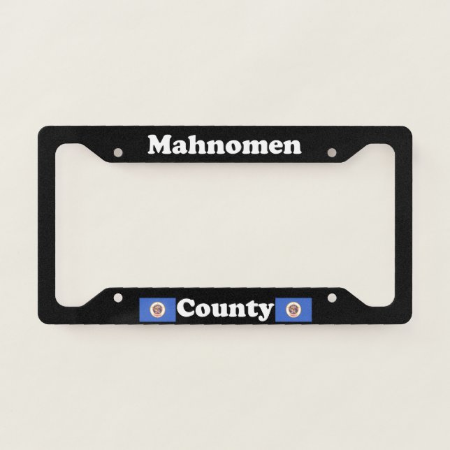 Mahnomen County Minnesota LPF License Plate Frame (Front)