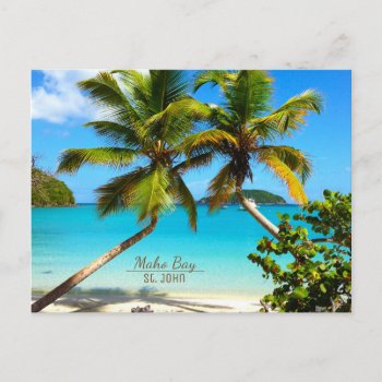 Maho Bay Beach St. John Postcard by xgdesignsnyc at Zazzle