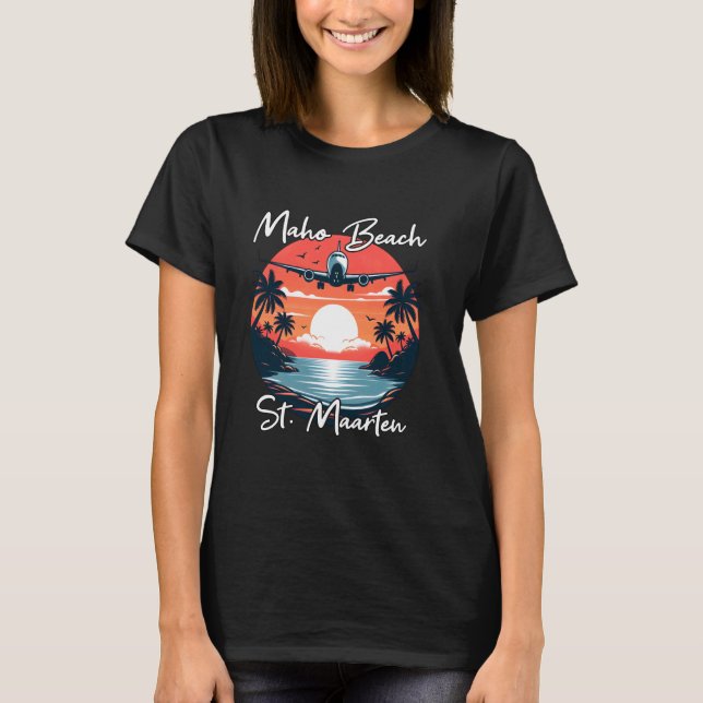 Maho Beach St. Maarten T-Shirt (Front)