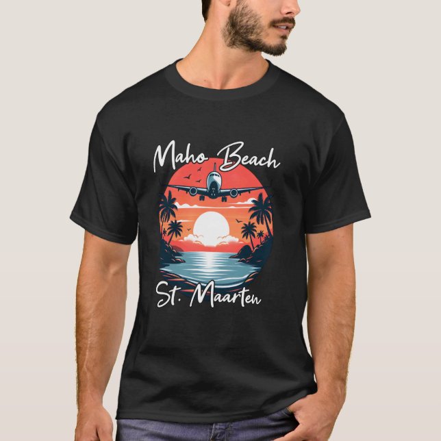 Maho Beach St. Maarten T-Shirt (Front)