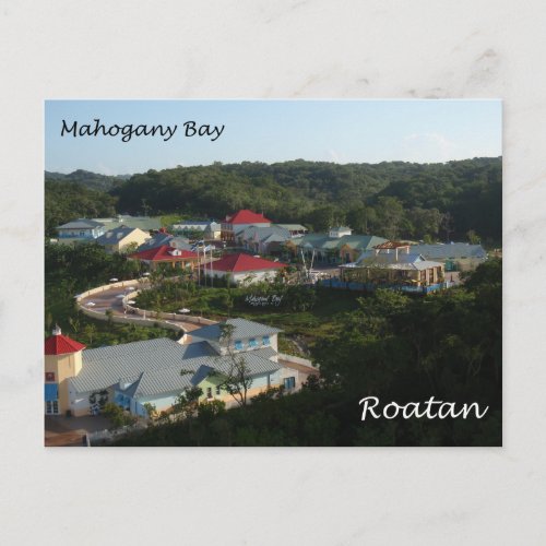 Mahogany Bay Roatan Postcard