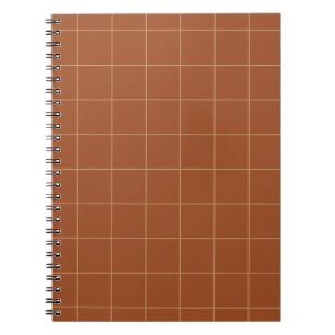 Mahogany Checkered  Notebooks