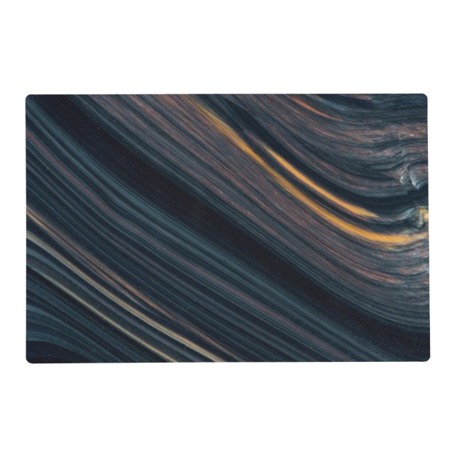 Mahogany Goldsheen Obsidian Placemat (Front)