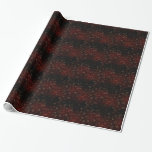 Mahogany Love Heart Shape Wrapping Paper Mahogany Love Heart Shape Wrapping Paper