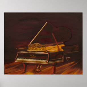 Mahogany Melody canvas print