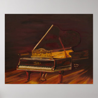 Mahogany Melody canvas print