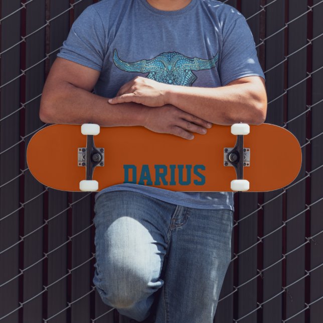 Mahogany Modern Name | Classic Trendy  Skateboard (Outdoor 3)