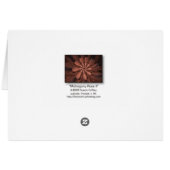 Mahogany Rose II Cards (Back Horizontal)