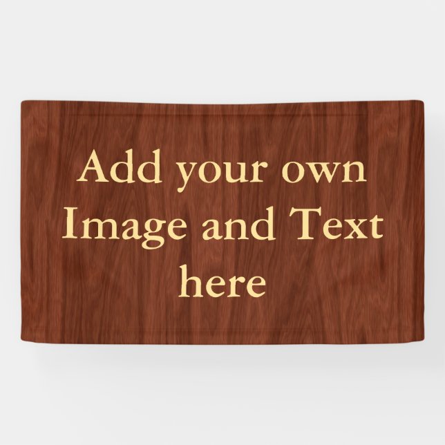 Mahogany wood fiber seamless background banner (Horizontal)