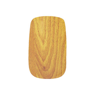 Mahogany Wood Grain Minx Nail Wraps