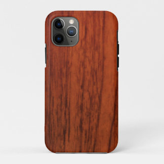 Mahogany Wood Print iPhone 11 Pro Case