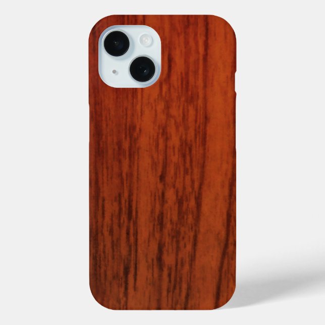 Mahogany Wood Print Case-Mate iPhone Case (Back)
