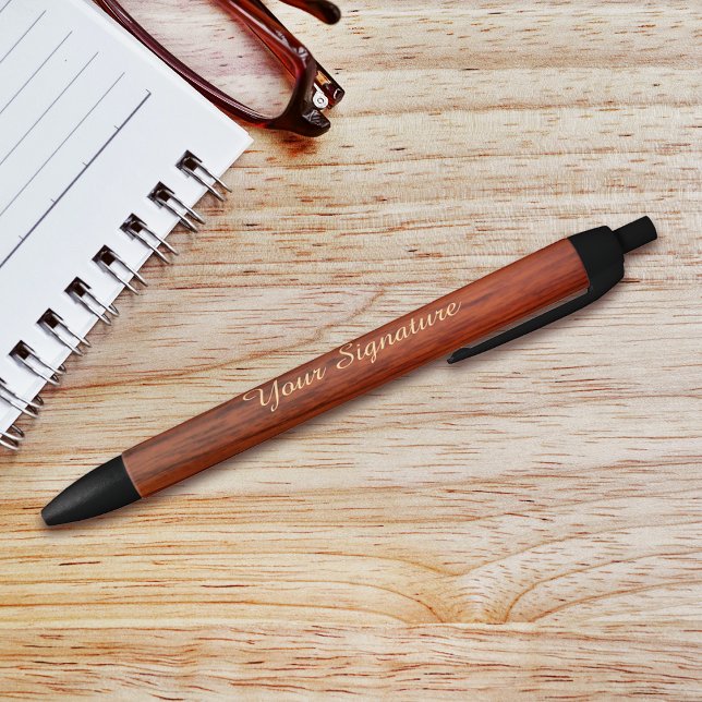 Mahogany Wood Print Signature Pen (Creator Uploaded)