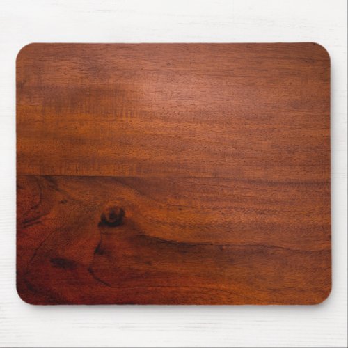 Mahogany Wood Surface Mouse Pad