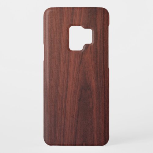 Mahogany Wood Texture Case_Mate Samsung Galaxy S9 Case