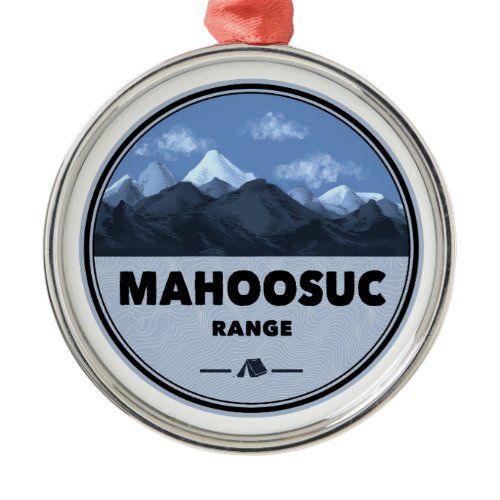 Mahoosuc Range New Hampshire Maine Camping Metal Ornament