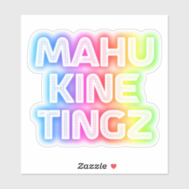 Mahu kine tingz2 sticker (Sheet)