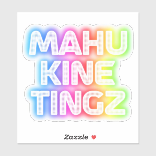 Mahu kine tingz2 sticker (Sheet)