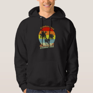 Mahukona Beach Hawaii Retro Tropical Palm Trees Va Hoodie
