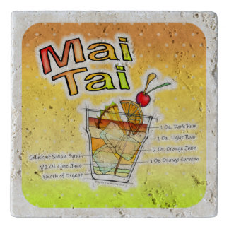MAI TAI COCKTAIL RECIPE ART TRIVET
