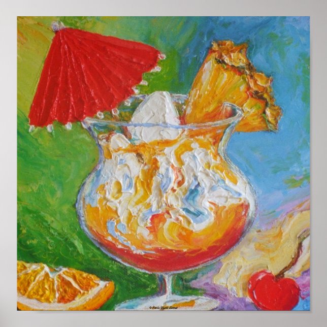 Mai Tai Fine Art Poster (Front)