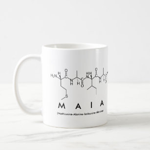 Maia peptide name mug