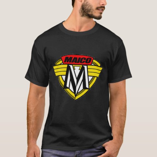 Maico Retro Moto Style Motorcycle Printed Motorcyc T_Shirt