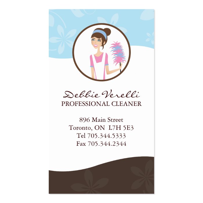 Maid Business Cards