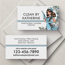 Maid Cleaners Housekeeping Blue
