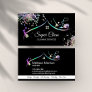 Maid Cleaning House Holographic Sparkling Business Card