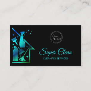 Maid Cleaning House professional Cleaning Services Business Card