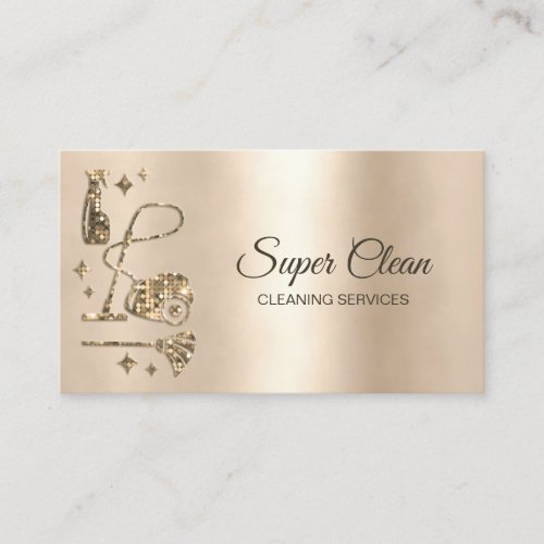 Maid Cleaning House professional Cleaning Services Business Card