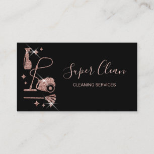 Maid Cleaning House professional Cleaning Services Business Card