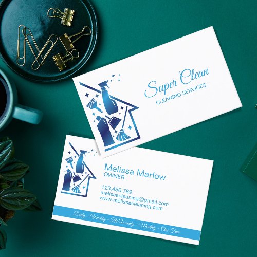 Maid Cleaning House professional Cleaning Services Business Card