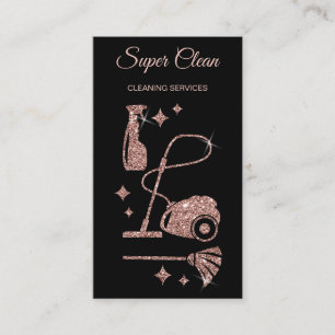 Maid Cleaning House professional Cleaning Services Business Card