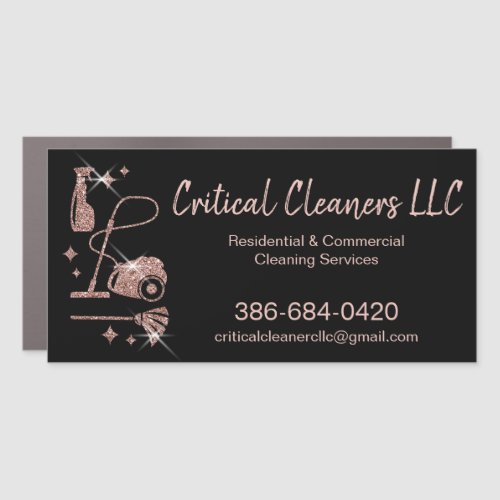 Maid Cleaning House professional Cleaning Services Car Magnet